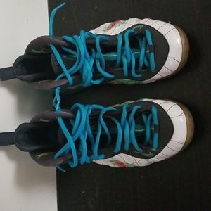 Multi Colored  Nike Air Foamposit Ones  “Weatherman” (Gently Worn)